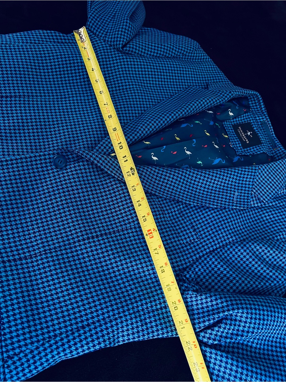 TailorByrd Blue Houndstooth Sport Coat - Picture 8 of 11